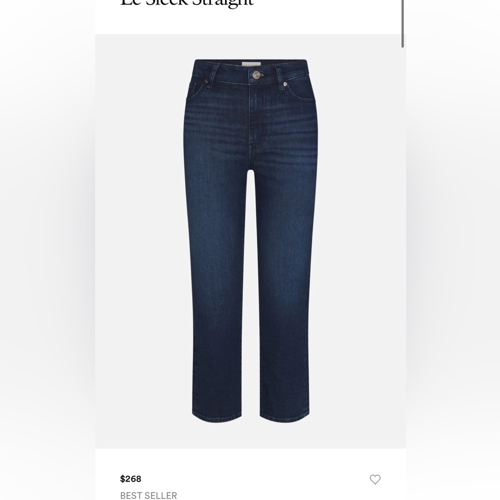 FRAME barely worn size 27 le sleek straight jean